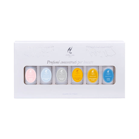HYPNO CASA Scatola 6 Pezzi Profumi Bucato Misti 20ml