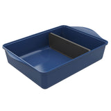 COOKUT L'Incredibile Piatto Pirofila Regolabile 40x30cm Mirtillo Metallo e Ceramica