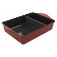 COOKUT L'Incredibile Piatto Pirofila Regolabile 40x30cm Passion Rosso Metallo e Ceramica