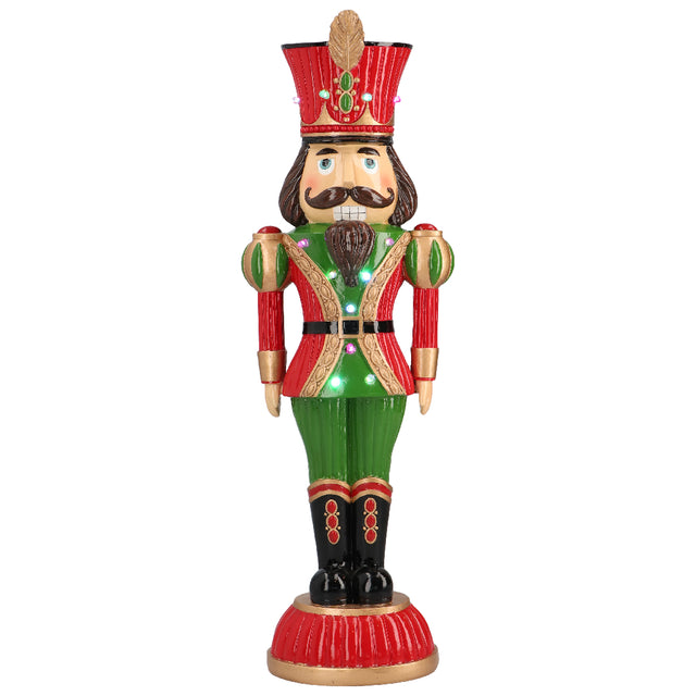 TIMSTOR  Schiaccianoci Nutcracker Soldatino LED Decorazione Natalizia 48cm