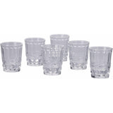 VILLA D'ESTE HOME TIVOLI Nobilis Set 6 Bicchieri Acqua 240ml Vetro
