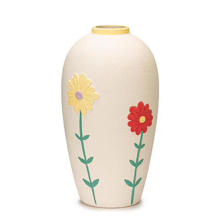 PALAIS ROYAL Vaso Decorazione Fiori 15x27cm Color Avorio Ceramica