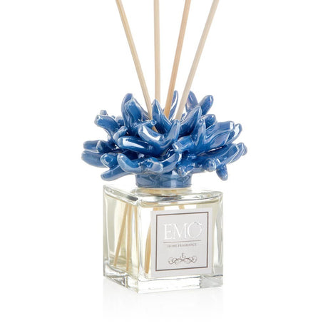 EMÒ ITALIA Fondali Diffusore per Ambienti con Bastoncini Corallo 100ml Blu