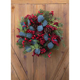 BIANCHI DINO Wreath Garland 36cm Eucalyptus Christmas Decoration