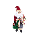 BIANCHI DINO Babbo Natale Musicale Violino 44cm Tessuto Decorazione Natale
