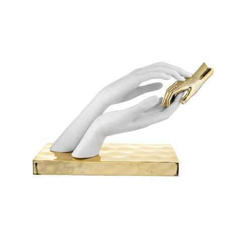 BONGELLI PREZIOSI Mani Con Manina Baby 21x33cm Oro Marmorino