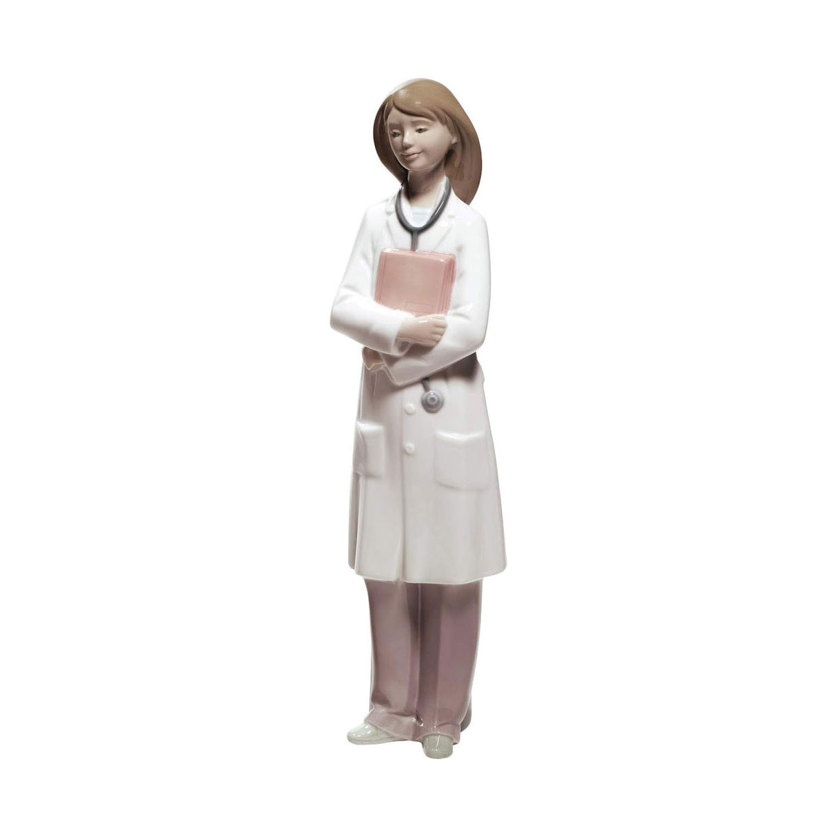NAO Scultura Figura Dottoressa 27cm Porcellana
