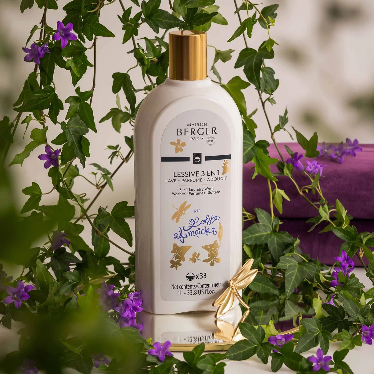 LAMPE BERGER Detersivo Ammorbidente Profumo Bucato 3 in 1 Lolita Lempicka 1L