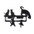ARTI & MESTIERI Piccolo Appendiabiti a Muro di Design Cattitude 44x35cm
