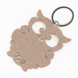 ARTI & MESTIERI Portachiavi di Design Gufino Beige 30x18cm