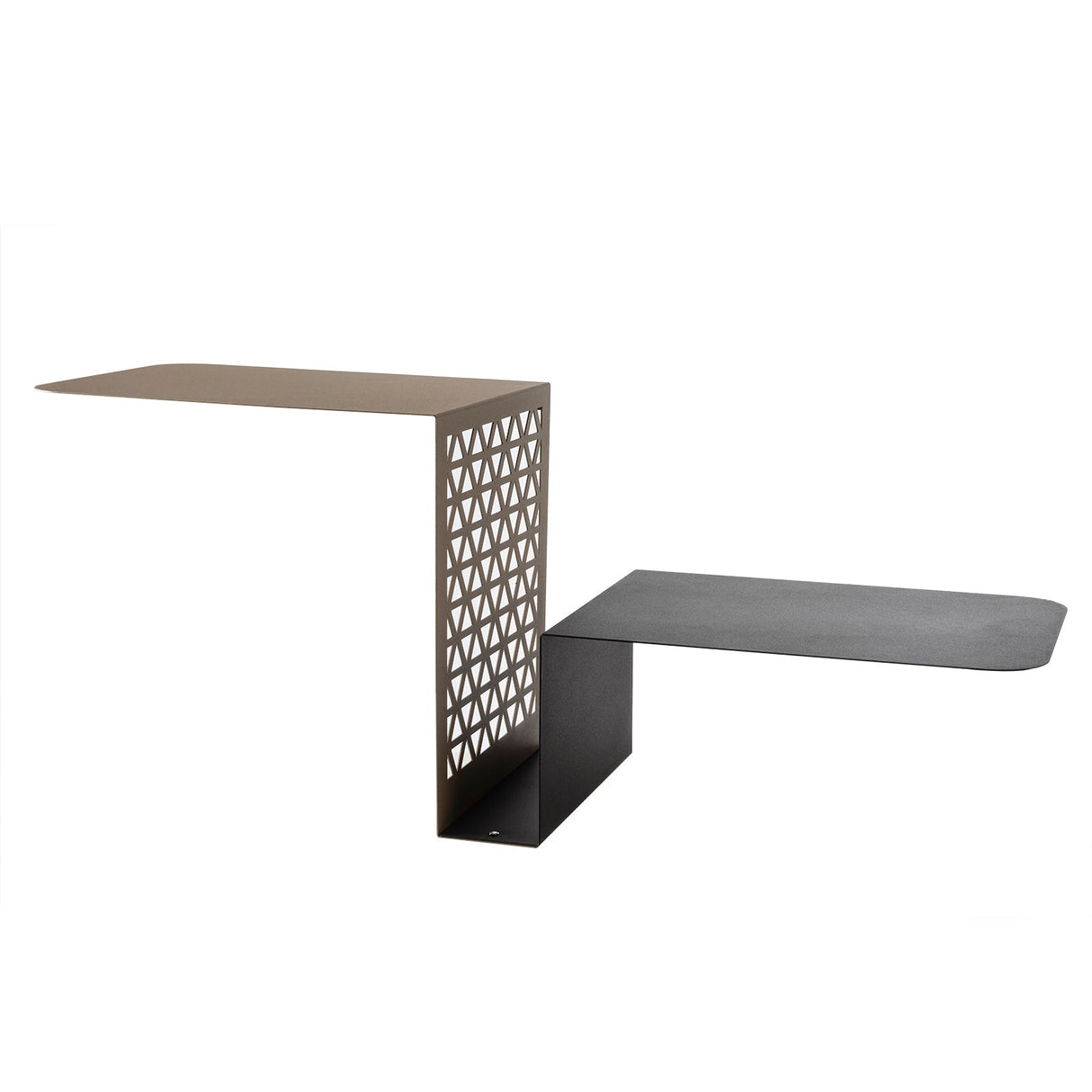 ARTI & MESTIERI Consolle Mensola Scalea Beige Nero 40x100cm