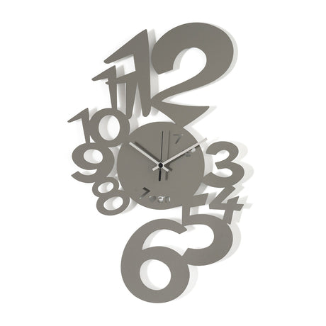 ARTI & MESTIERI Orologio da Parete di Design Lupin Fango 30x48cm