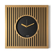 ARTI & MESTIERI Orologio da Parete Elegante Tiffany Grande Oro Laccato Nero 50x50cm