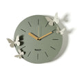 ARTI & MESTIERI Orologio Con Farfalle Battito D'Ali Giada Avorio 30x30cm
