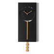 ARTI & MESTIERI Orologio a Pendolo Omega Nero Oro Laccato 53x20cm