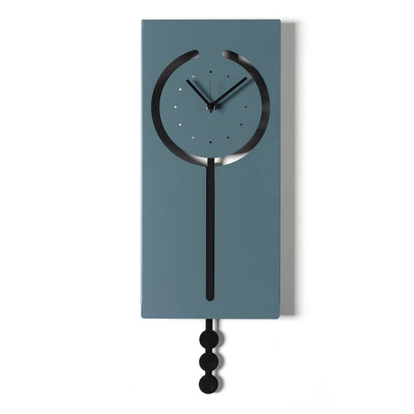 ARTI & MESTIERI Orologio a Pendolo Omega Petrolio Nero 53x20cm