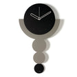 ARTI & MESTIERI Orologio a Pendolo Trilogy Nero Fango Nero 49,5x29cm