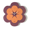 ARTI & MESTIERI Orologio a Forma di Fiore Florindo Viola Ametista Pesca 35x35cm