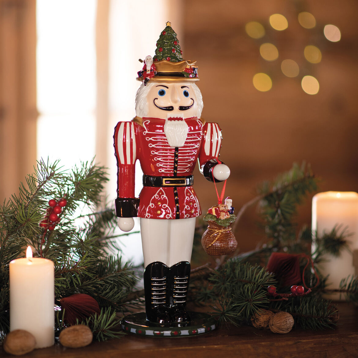 VILLEROY & BOCH Christmas Toys Memory Schiaccianoci Decorazione Natale 41cm