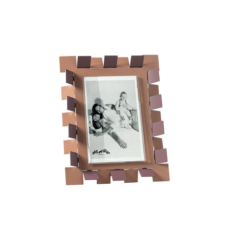 ARTI & MESTIERI Portafoto Vertigo Piccolo Mocha Mousse Viola Ametista 23x18cm