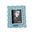 ARTI & MESTIERI Portafoto Corallo Piccolo Blu Oltremare 22x17cm