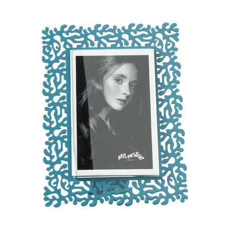 ARTI & MESTIERI Portafoto Corallo Grande Blu Oltremare 26,4x21,6cm