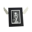 ARTI & MESTIERI Portafoto di Design Icaro Piccolo Nero Avorio 21,5x30,3cm