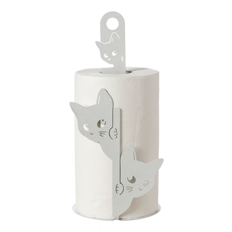 ARTI & MESTIERI Porta Rotoli da Cucina Silvestro Bianco Marmo 33x15cm