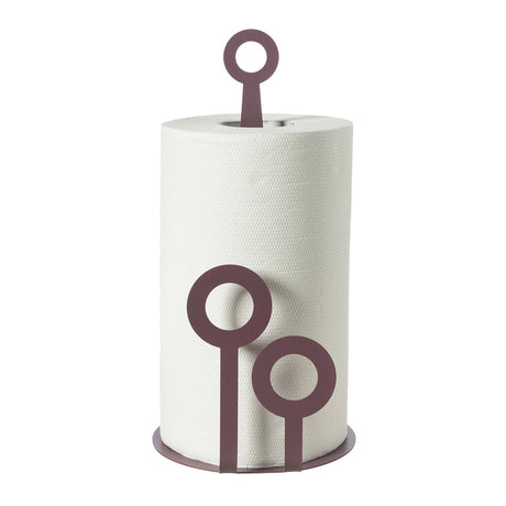 ARTI & MESTIERI Porta Rotoli da Cucina Bollicine Viola Ametista 30x15cm