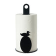 ARTI & MESTIERI Porta Rotoli da Cucina Duck Nero 30x15cm