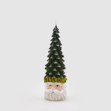 EDG Candela Illuminazione Babbo Natale 19cm Decorazione Natalizia Natale