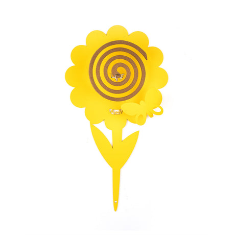 ARTI & MESTIERI Porta Zampironi da Vaso Girasole Giallo 18x5cm