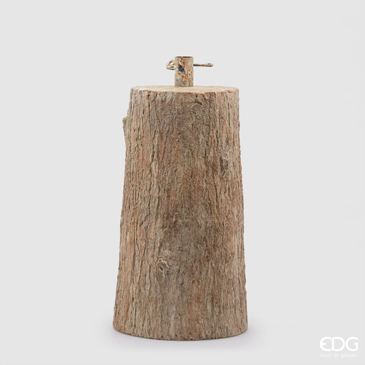 EDG - Base Tronco per Pino Albero di Natale Realistico Naturale H55cm 30cm