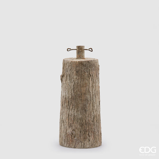 EDG Base Tronco per Pino Albero di Natale Realistico Naturale H45cm 22cm