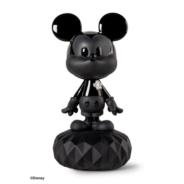 Lladró Scultura Mickey Total Black 31x17cm Porcellana