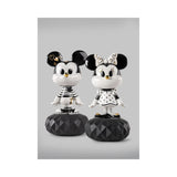 LLADRO' Scultura Minnie in Black And White 31x17cm Porcellana