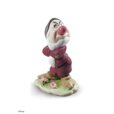 Lladró Figurina Nanetto Biancaneve Brontolo 13x9cm Porcellana