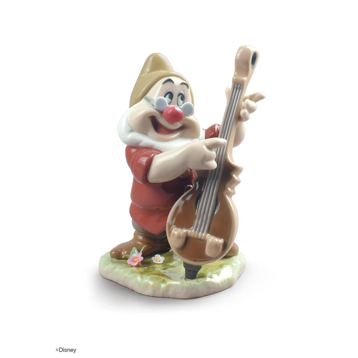 Lladró Figurina Nanetto Biancaneve Dotto 14x11cm Porcellana