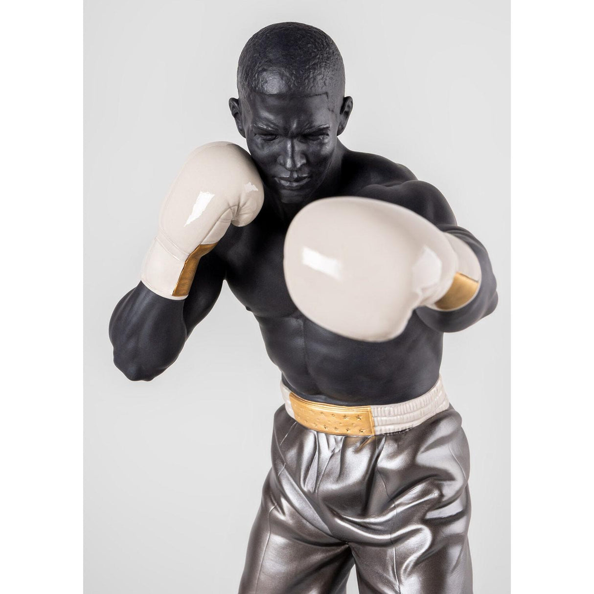 Lladró Scultura Boxer 61x35cm Porcellana