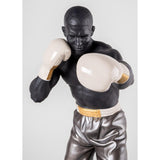 Lladró Scultura Boxer 61x35cm Porcellana