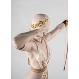 LLADRO' Scultura Diana 87x47cm Porcellana