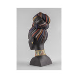 Lladró Scultura Colori Africani 39x15cm Porcellana