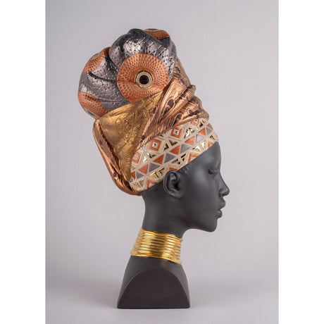 Lladró Anima Africana 45x19cm Porcellana