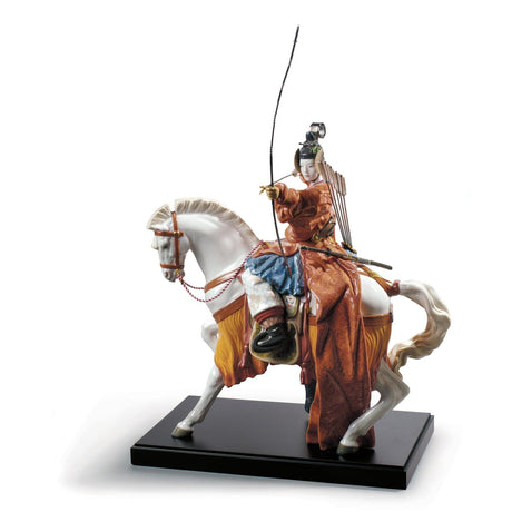 Lladró Scultura Arciere Yabusame Edizione Limitata 62x42cm Porcellana
