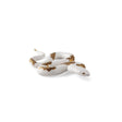 Lladró Scultura Serpente Bianco Rame 9x62cm Porcellana