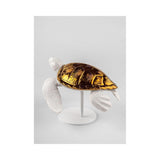 LLADRO' Scultura Tartaruga Marina II Bianco Rame 20x24cm Porcellana