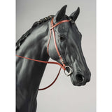 Lladró Scultura Cavallo Purosangue Inglese 44x56cm Porcellana