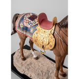 LLADRO' Scultura Cavallo Karabakh Serie Limitata 49x53cm Porcellana