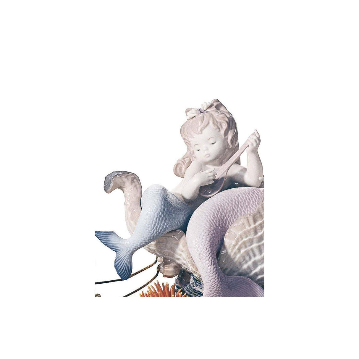 Lladró Figurina Sirena Passeggiata in Fondo Al Mare Edizione Limitata 32x46cm Porcellana