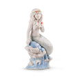 Lladró Figurina Sirenetta Dell'Oceano 23x13cm Porcellana